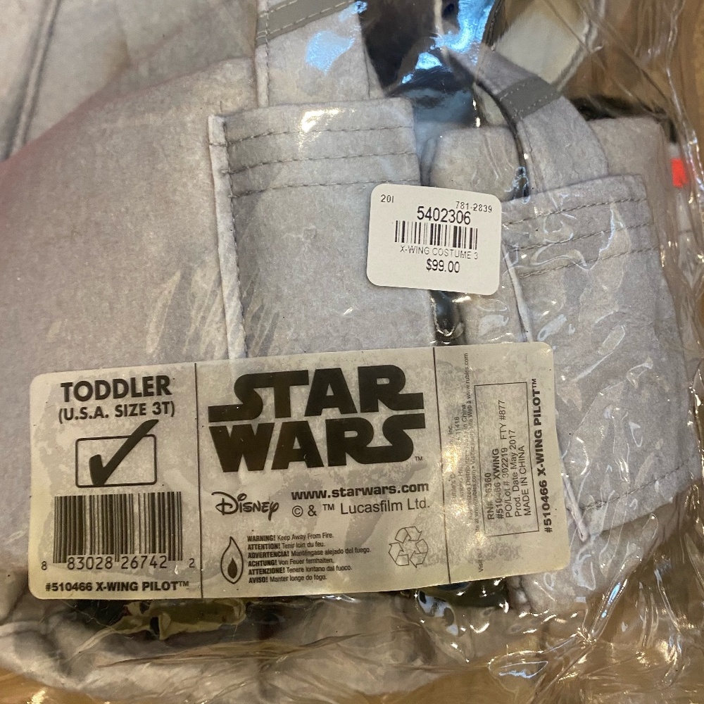 Star Wars™ X-Wing™ 3D Halloween Costume-Pottery Barn - Picture 7 of 8
